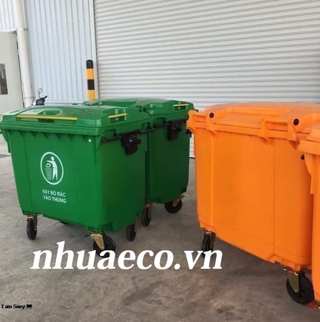 Thùng rác công cộng 660L