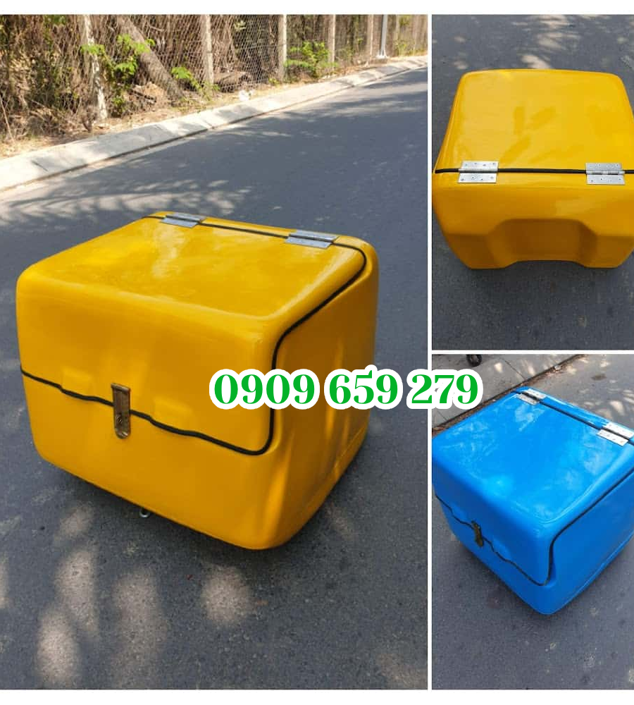 Thùng giao hàng sau xe máy 50 x 48 x 50 cm Hải Phòng