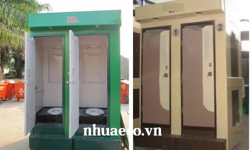 Nhà vệ sinh đôi di động thuận tiện di dời