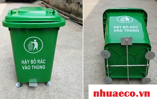 Thùng rác nhựa 60 lít đạp chân chứa rác sinh hoạt