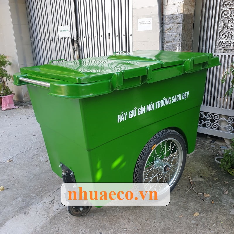 Xe gom rác đẩy tay 1000l