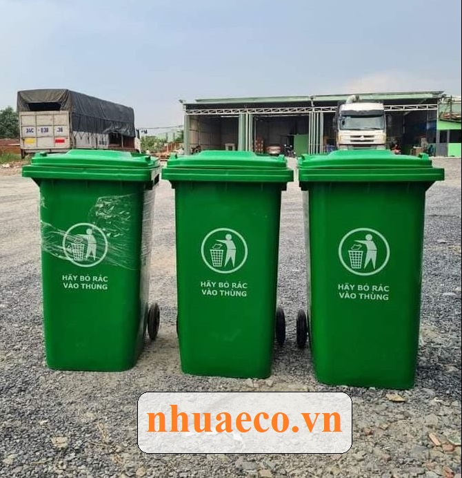 Thùng đựng rác công cộng 120l chất lượng