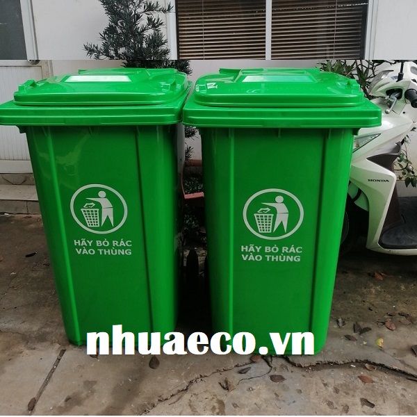 Thùng rác nhựa 240l giá rẻ cho đại lý