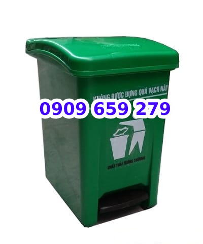 Thùng rác nhựa HDPE đạp chân 25 lít