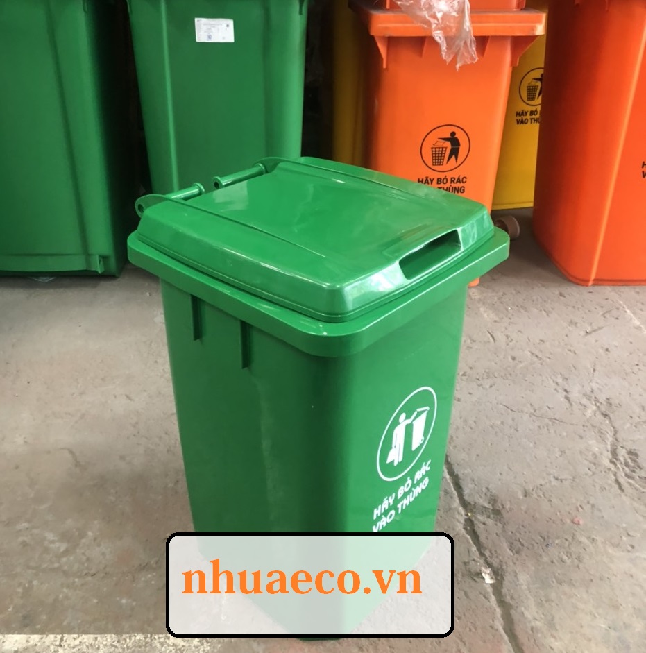 Thùng rác nhựa nắp kín 60L tại Đăk Lăk