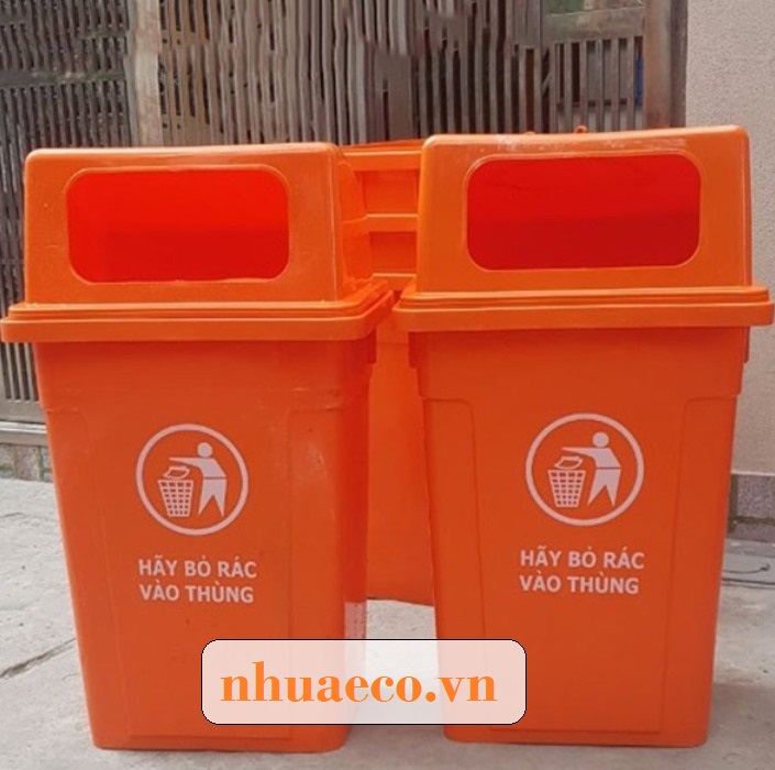 Thùng rác nhựa 90 lít bền chắc và đẹp