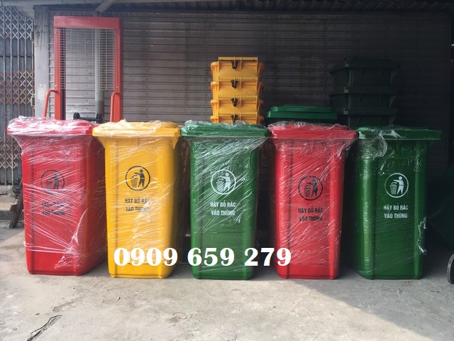 Thùng rác nhựa dân sinh giá rẻ tại GREEN ECO
