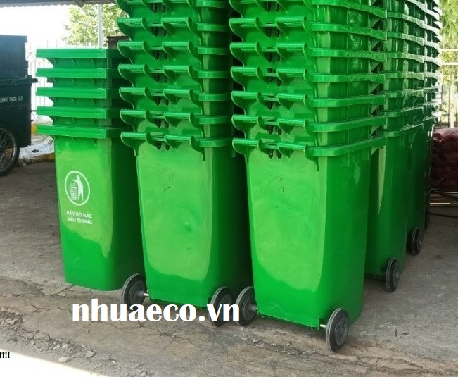 Thùng rác công cộng thu gom rác đô thị 240 lít