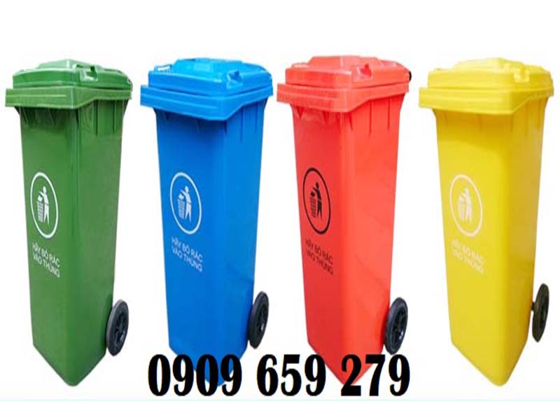 Sử dụng thùng rác nhựa vì một thế giới Xanh – Sạch – Đẹp