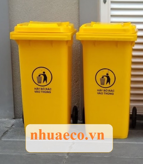 Thùng rác y tế 240l siêu bền, chống ăn mòn