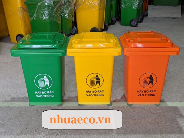 Thùng rác nhựa y tế 60L giá rẻ 