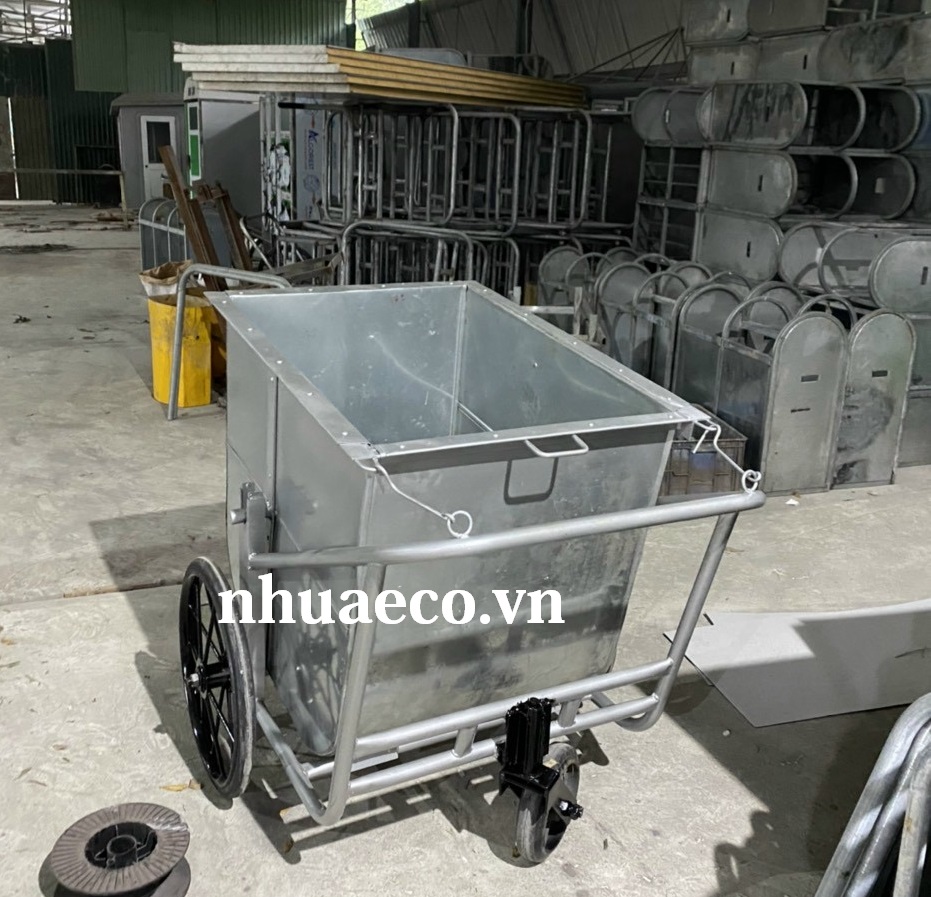 Xe gom rác khu phố, khu đô thị 500L