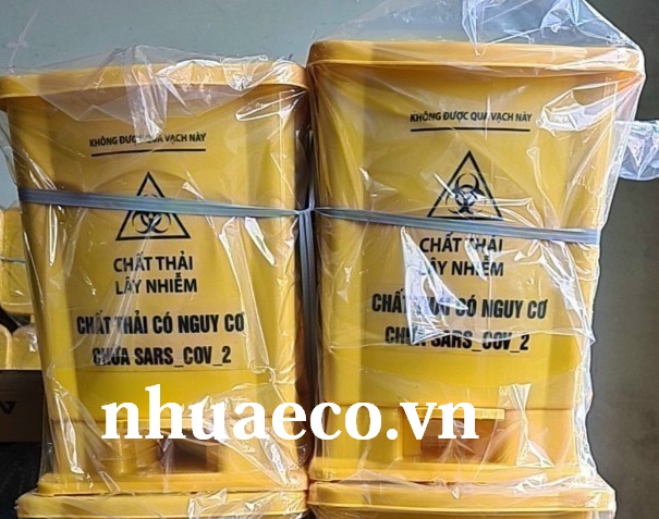 Thùng rác 20L kiểm soát lượng rác y tế có nguy cơ chứa mầm bệnh